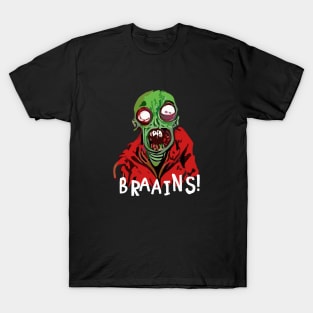 Zombie - BRAAINS! T-Shirt